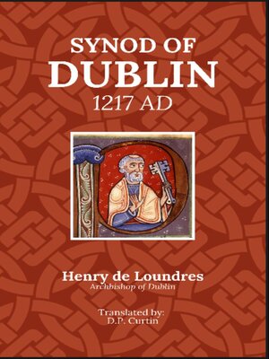 cover image of Synod of Dublin